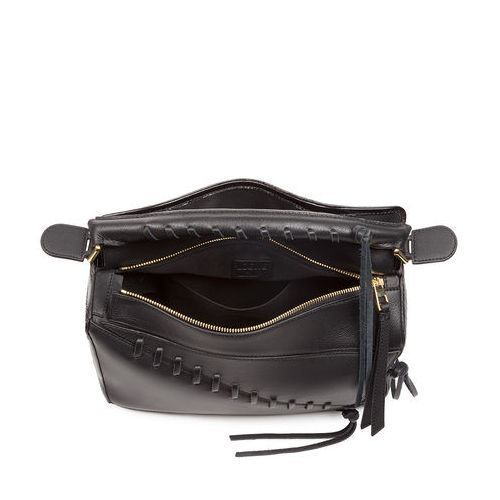 ロエベ LOEWE クラフトマンシップ溢れる パズルレースバッグ ブラック 322.30WK74 - 商品画像 1
