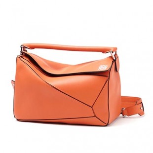 ロエベ/LOEWEスーパーコピー ハンドバッグ(2WAY仕様) PUZZLE SMALL CLASSIC CALF CORAL オレンジ系 32230 k74 7130 レディース - 商品画像 2
