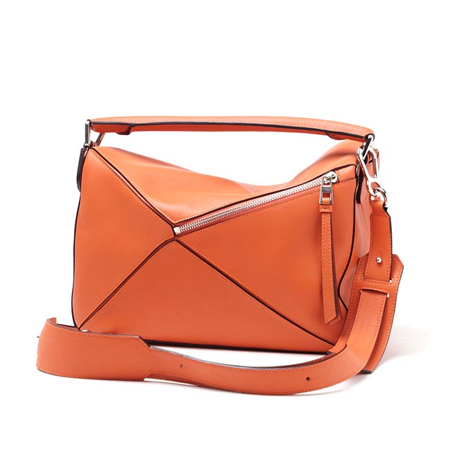 ロエベ/LOEWEスーパーコピー ハンドバッグ(2WAY仕様) PUZZLE SMALL CLASSIC CALF CORAL オレンジ系 32230 k74 7130 レディース - 商品画像 9