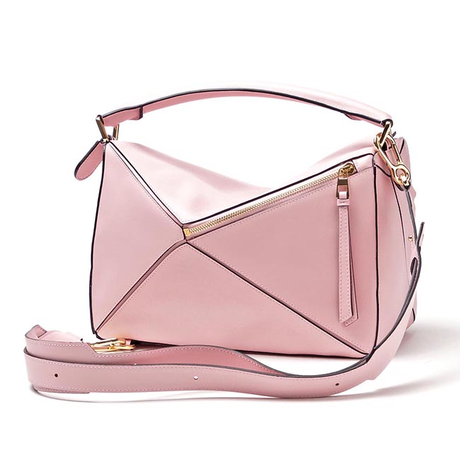 ロエベ/LOEWEコピー ハンドバッグ(2WAY仕様) PUZZLE SMALL CLASSIC CALF SOFT PINK ピンク系 32230 k74 7610 レディース - 商品画像 5