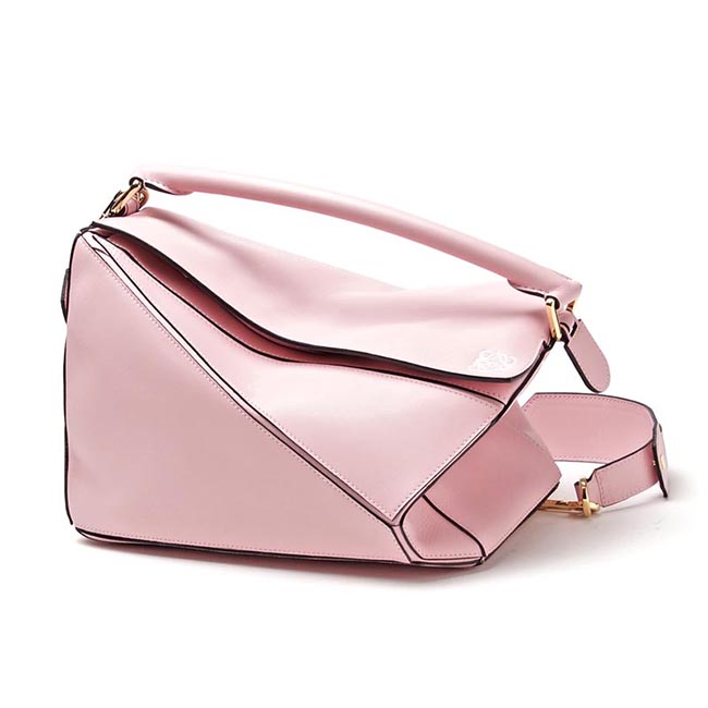 ロエベ/LOEWEコピー ハンドバッグ(2WAY仕様) PUZZLE SMALL CLASSIC CALF SOFT PINK ピンク系 32230 k74 7610 レディース - 商品画像 6