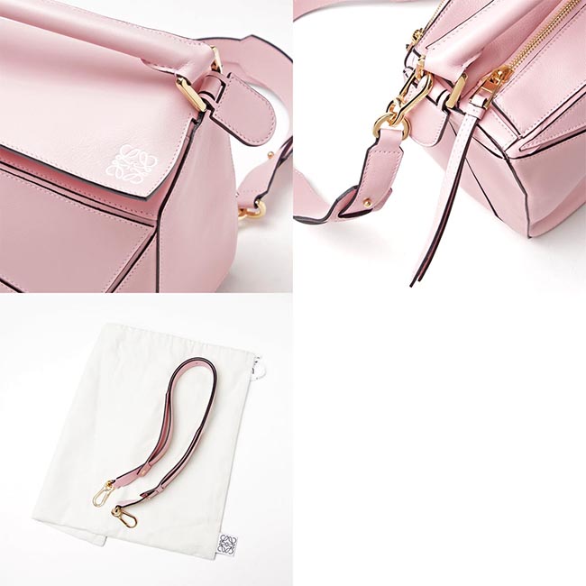 ロエベ/LOEWEコピー ハンドバッグ(2WAY仕様) PUZZLE SMALL CLASSIC CALF SOFT PINK ピンク系 32230 k74 7610 レディース - 商品画像 8