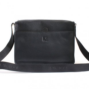 ロエベコピー LOEWE アマソナ カーフレザー ショルダーバッグ ブラック&シルバー 32326.B29.1100 - 商品画像 2