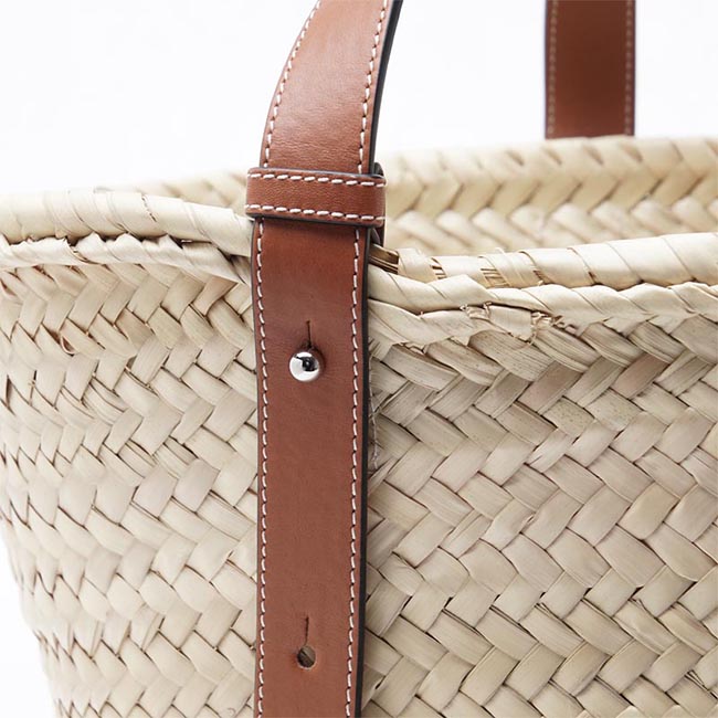 ロエベスーパーコピー LOEWE トートバッグ バスケットバッグ ベージュ レディース ギフト プレゼント カゴ ラフィア リゾート 32702 s92 2435 CESTA DE PALMA RAFFIA - 商品画像 3