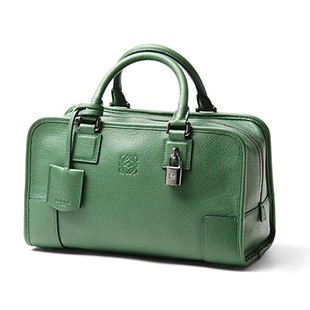 LOEWEスーパーコピー レザーハンドバッグ AMAZONA28 アマソナ28 フォレストグリーン352.35.A03 4290 レディース - 商品画像 2