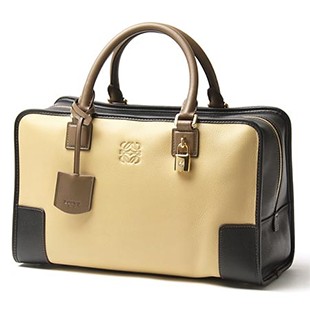 ロエベLOEWEコピー レザーハンドバッグ AMAZONA 352.69.A22 8178 アマソナ イエローベージュ×ベージュ×ブラックレディース - 商品画像 2