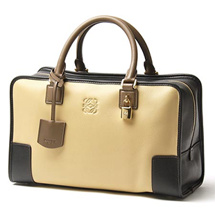 ロエベLOEWEコピー レザーハンドバッグ AMAZONA 352.69.A22 8178 アマソナ イエローベージュ×ベージュ×ブラックレディース - 商品画像 6
