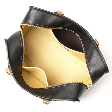 ロエベLOEWEコピー レザーハンドバッグ AMAZONA 352.69.A22 8178 アマソナ イエローベージュ×ベージュ×ブラックレディース - 商品画像 4