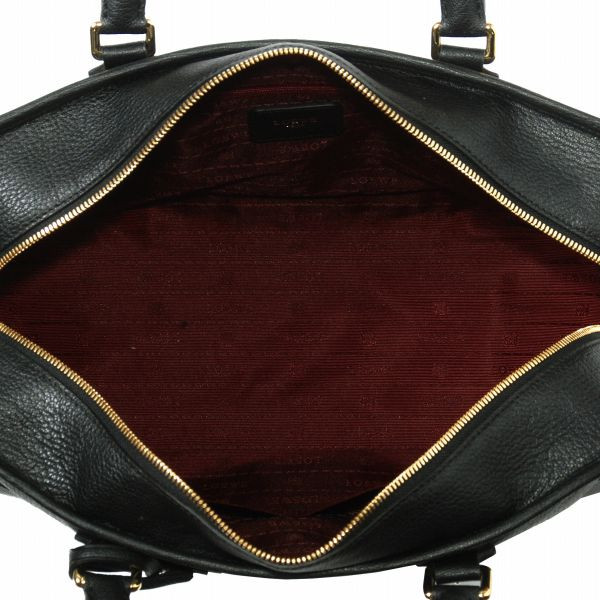 LOEWEスーパーコピー ロエベ バッグパドロック付きミニスクエアバッグ 352.95.A22 POLISHED GOATSKIN 1100 ブラック - 商品画像 2