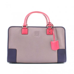 ロエベコピー LOEWE アマソナ ゴートスキン ハンドバッグ ライラックパープル&マゼンタ 35235AA226182 - 商品画像 2
