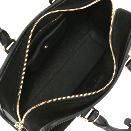ロエベコピー LOEWE アマソナ 【AMAZONA】 23 スエード＆カーフレザー ハンドバッグ ショルダー付き ブラック 35261 H71 1100 - 商品画像 4