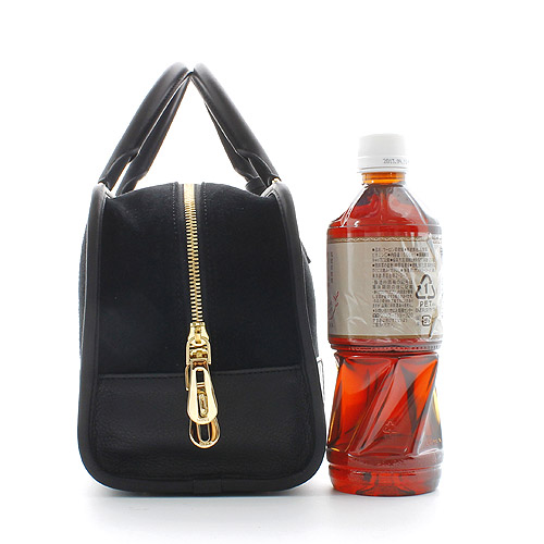ロエベスーパーコピー LOEWE アマソナ スエード&ゴートレザー ハンドバッグ ブラック 35261A031100 - 商品画像 5