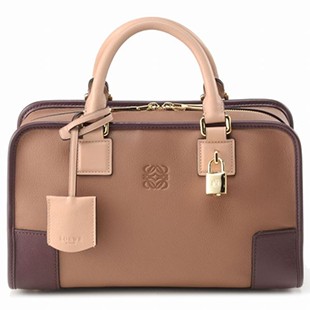 LOEWEコピー アマソナ28 ハンドバッグ 35264AA03 0007 3366 ブラウン/ベージュ - 商品画像 1