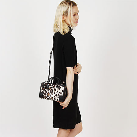ロエベ/LOEWE/ レザーハンドバッグ(2WAY仕様)/AMAZONA23/アマソナ23 /STONE×BLACK 35299 h71 2636【秋冬】 レディース - 商品画像 4