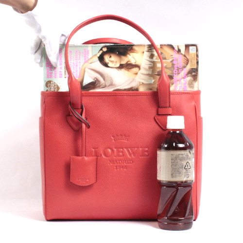 スーパーコピーロエベ LOEWE ヘリテージ トートバッグ コーラルレッド【CORAL】&ゴールド 377.79.751.7130 - 商品画像 6