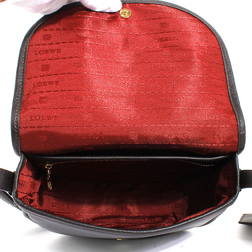 ロエベスーパーコピー LOEWE ヘリテージ ショルダーバッグ ダークブラウン【DARK BROWN】&ゴールド 377.79.753.3110 - 商品画像 4