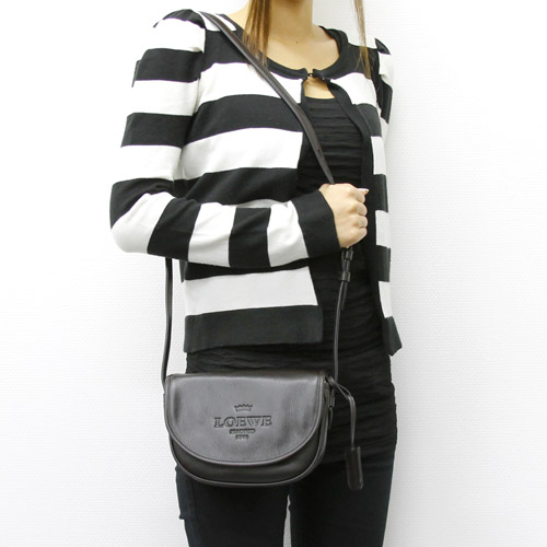 ロエベスーパーコピー LOEWE ヘリテージ ショルダーバッグ ダークブラウン【DARK BROWN】&ゴールド 377.79.753.3110 - 商品画像 6