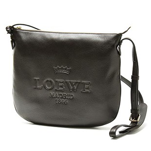 ロエベLOEWEコピー レザーショルダーバッグ HERITAGE MESSENGER 377.79.A45 3110 コーヒーブラウン - 商品画像 2