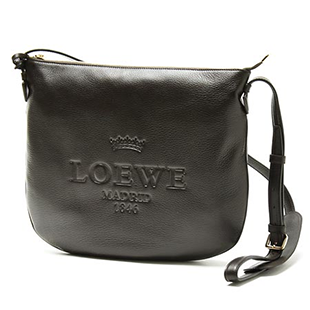 ロエベLOEWEコピー レザーショルダーバッグ HERITAGE MESSENGER 377.79.A45 3110 コーヒーブラウン - 商品画像 6