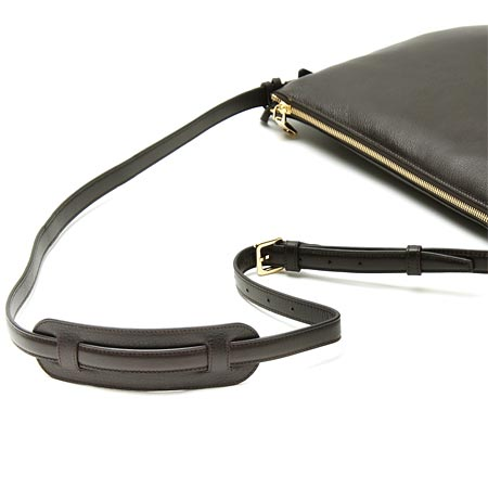 ロエベLOEWEコピー レザーショルダーバッグ HERITAGE MESSENGER 377.79.A45 3110 コーヒーブラウン - 商品画像 1