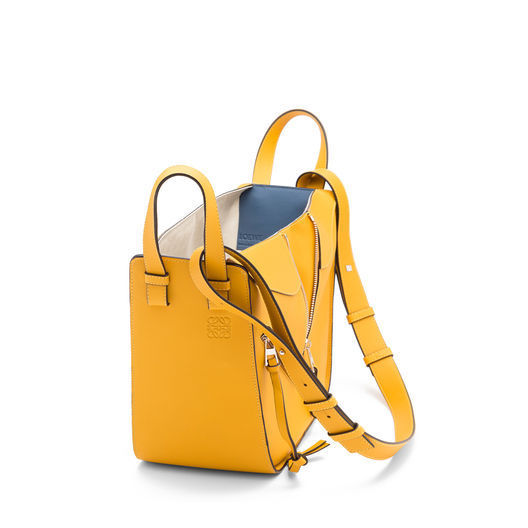 LOEWEスーパーコピー ハンモック スモール バッグ Yellow Mango/Varsity Blue 387.30AS35 8258 - 商品画像 6