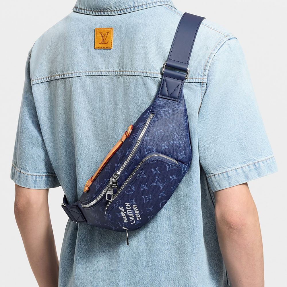ルイヴィトン コピー ラッシュ・バムバッグ ブルーモノグラム M26821 M27152 - 商品画像 1