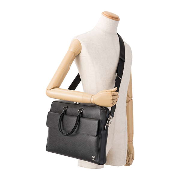 ルイ・ヴィトン LOUIS VUITTON アレックス・ブリーフケース 2way ビジネスバッグ レザータイガメンズ ブラック M30440 - 商品画像 7