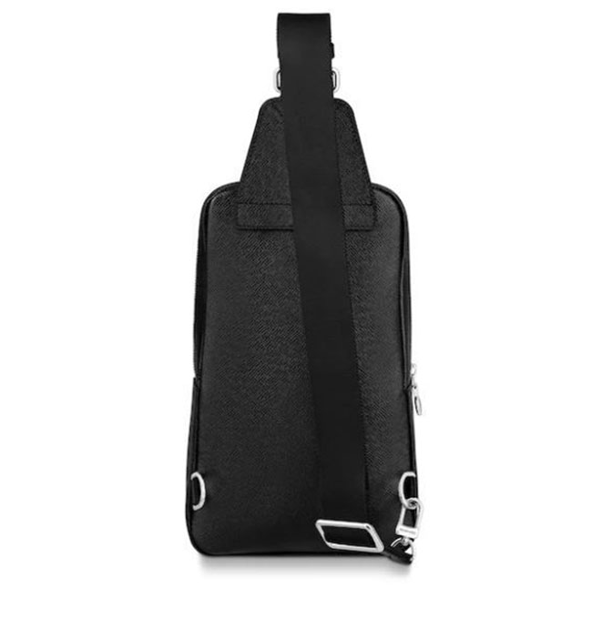 ルイヴィトンコピー ショルダーバッグ タイガ アヴェニュー・スリングバッグ M30443 LOUIS VUITTON ヴィトン バッグ 斜め掛け メンズ 黒 ブラック - 商品画像 1
