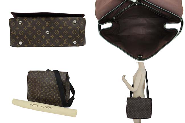 ルイヴィトンスーパーコピー(LOUIS VUITTON) モノグラムマカサー ドレイク メッセンジャーバッグ 斜め掛けショルダー M40636 - 商品画像 4