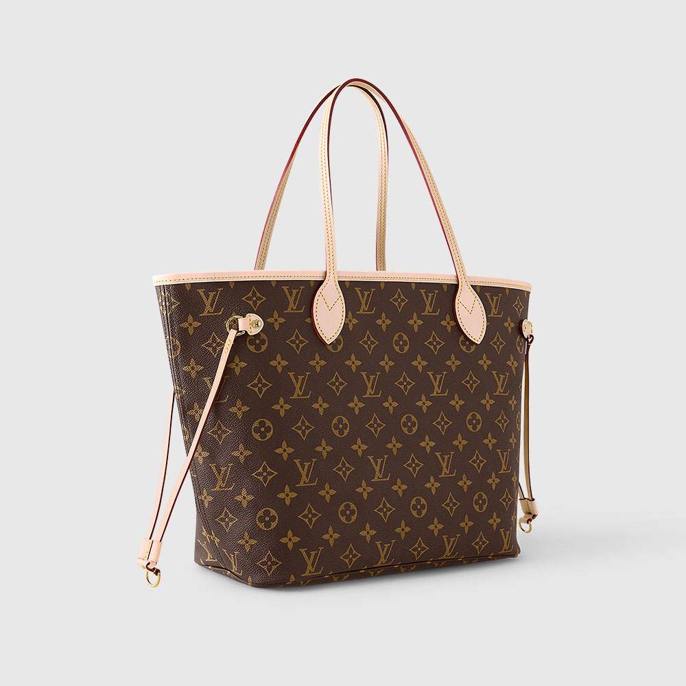 ルイヴィトン バッグ モノグラム LV トートバッグ ポーチ付き ネヴァーフルMM ベージュ M40995 M41177 M41178 - 商品画像 4