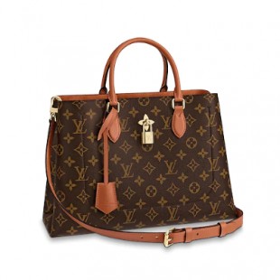 LOUIS VUITTON コピー フラワー トート M43770 モノグラム レザー 2WAY ショルダーバッグ ハンドバッグ レディース - 商品画像 1