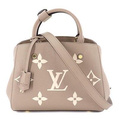 ルイ・ヴィトンスーパーコピー LOUIS VUITTON ハンドバッグ モンテーニュBB モノグラム・アンプラント ブラック ベージュ M45489 - 商品画像 7