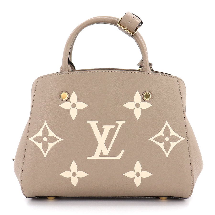 ルイ・ヴィトンスーパーコピー LOUIS VUITTON ハンドバッグ モンテーニュBB モノグラム・アンプラント ブラック ベージュ M45489 - 商品画像 4