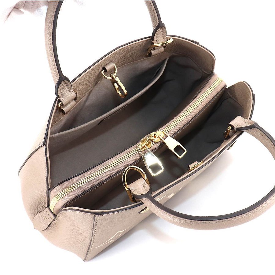ルイ・ヴィトンスーパーコピー LOUIS VUITTON ハンドバッグ モンテーニュBB モノグラム・アンプラント ブラック ベージュ M45489 - 商品画像 6