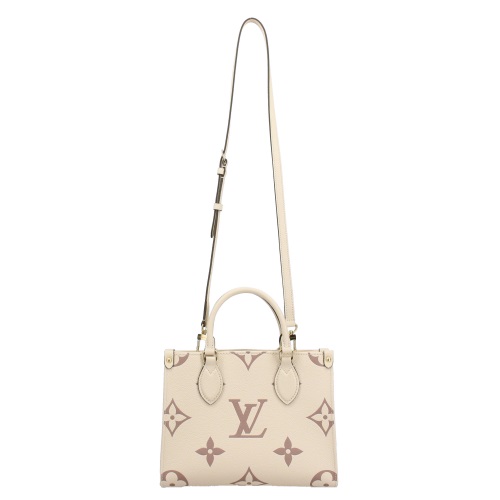 ルイヴィトンスーパーコピー LOUISVUITTON 2WAYバッグ オンザゴーPM アイボリー トート ショルダー ゴールド金具 M45654 レディース - 商品画像 3