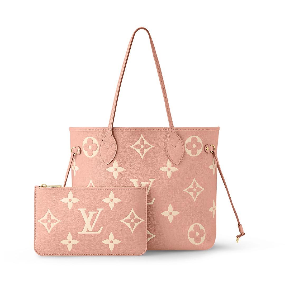 ルイヴィトンバッグコピー レディース LOUIS VUITTON バイカラー モノグラムアンプラント ネヴァーフル MM ブラック+ベージュ M46329 - 商品画像 5