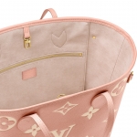 ルイヴィトンバッグコピー レディース LOUIS VUITTON バイカラー モノグラムアンプラント ネヴァーフル MM ブラック+ベージュ M46329 - 商品画像 6