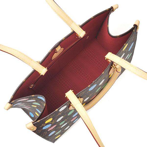 ルイヴィトンスーパーコピー 草間彌生 バッグ LOUIS VUITTON LV x YK オンザゴー MM M46379 - 商品画像 5