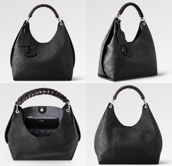 ルイ・ヴィトン LOUIS VUITTON カーメルバッグ モノグラム マヒナレザー ブラック M52950 - 商品画像 3