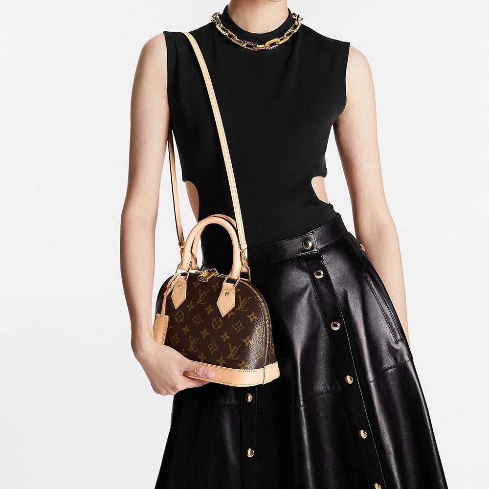 ルイヴィトンスーパーコピーハンドバッグ Louis Vuitton バッグ モノグラム レディース モノグラム ダークブラウン M53152 M53151 - 商品画像 9