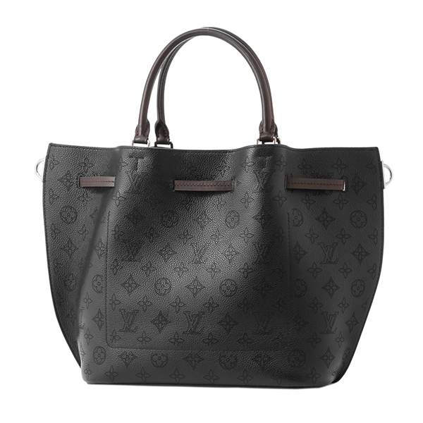 ルイヴィトンスーパーコピー LOUISVUITTON ジロラッタ M54402バッグ マヒナ 黒 モノグラム パンチング バイカラー エレガント - 商品画像 4