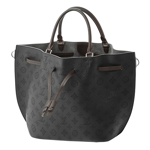 ルイヴィトンスーパーコピー LOUISVUITTON ジロラッタ M54402バッグ マヒナ 黒 モノグラム パンチング バイカラー エレガント - 商品画像 5