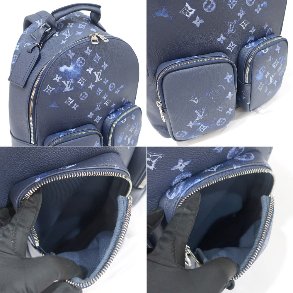 ルイヴィトンコピー マルチポケット・バックパック M57841 レザー ネイビー リュック メンズ - 商品画像 6