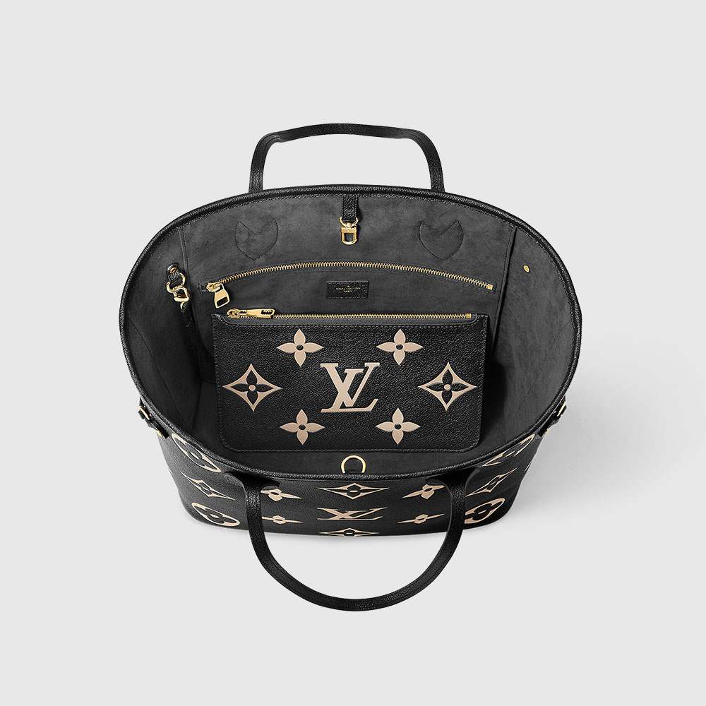 ルイヴィトンバッグスーパーコピー レディース LOUIS VUITTON バイカラー モノグラムアンプラント ネヴァーフル MM M46649 M58907 - 商品画像 7