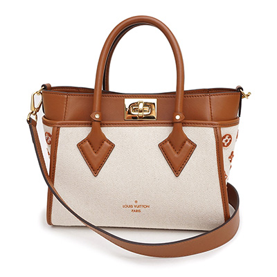 ルイ ヴィトンコピー LOUIS VUITTON キャンバス レザー オンマイサイド PM 2way 斜め掛け ショルダー ハンドバッグ ブラウン M59905 - 商品画像 7