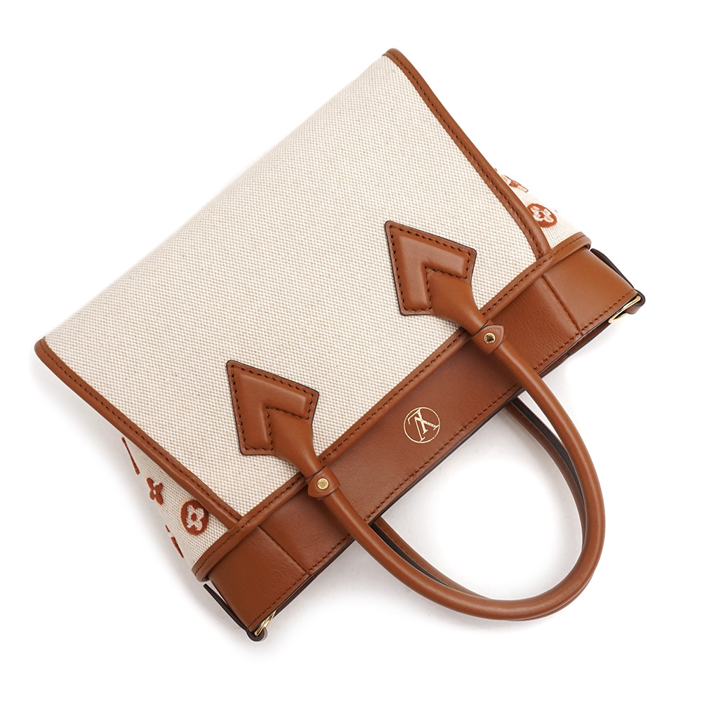 ルイ ヴィトンコピー LOUIS VUITTON キャンバス レザー オンマイサイド PM 2way 斜め掛け ショルダー ハンドバッグ ブラウン M59905 - 商品画像 5