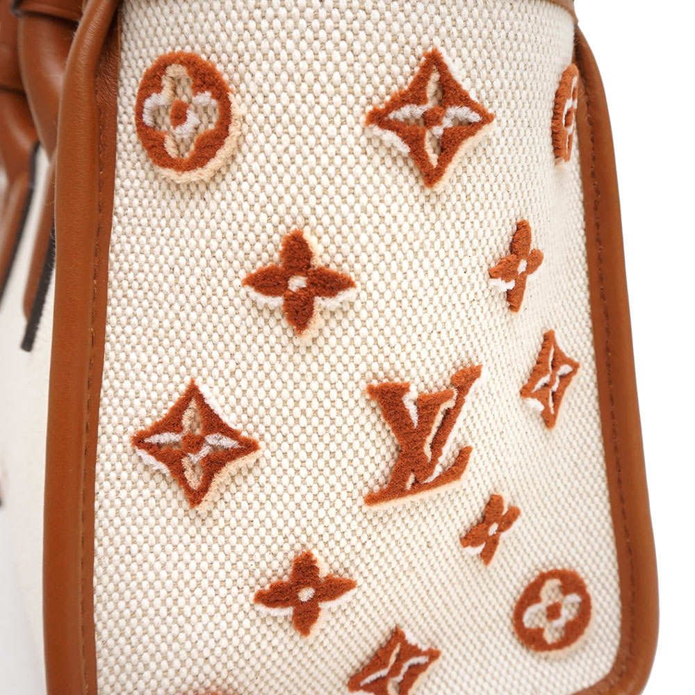 ルイ ヴィトンコピー LOUIS VUITTON キャンバス レザー オンマイサイド PM 2way 斜め掛け ショルダー ハンドバッグ ブラウン M59905 - 商品画像 8