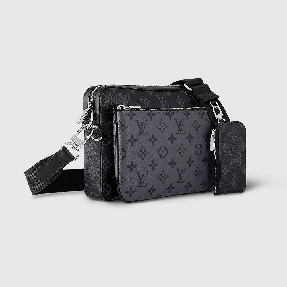 ルイヴィトンスーパーコピー LOUIS VUITTON モノグラム・エクリプス リバース トリオ・メッセンジャー 斜め掛け ショルダー バッグ M69443 - 商品画像 4