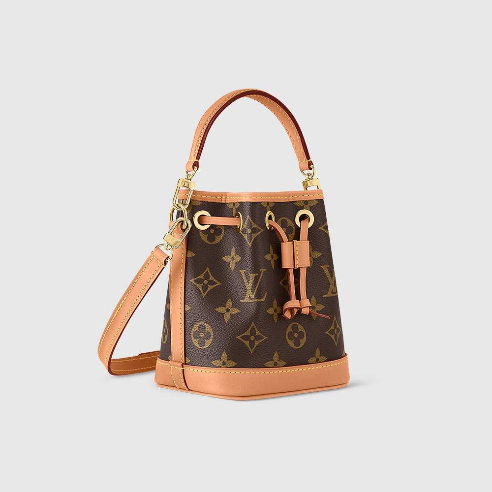 コピールイ・ヴィトン LOUIS VUITTON ナノ・ノエ モノグラム レディース ショルダーバッグ M81266 - 商品画像 4