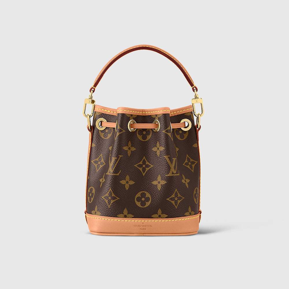 コピールイ・ヴィトン LOUIS VUITTON ナノ・ノエ モノグラム レディース ショルダーバッグ M81266 - 商品画像 7